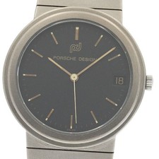 Porsche Design Date Black Dial