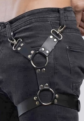 Men thigh garter belt - garter,