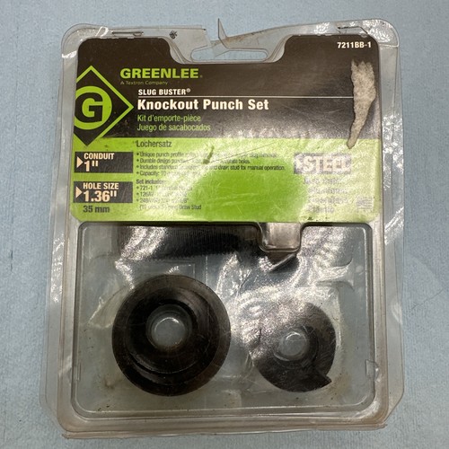 Greenlee knockout punch set - knockout,