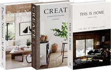 3 Pack Decorative Faux Books
