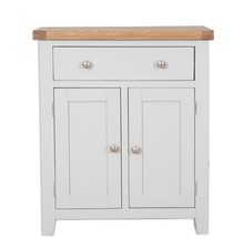 Sideboard Cabinet Cupboard Oak Grey Pine Solid Slim French Fully Assembled