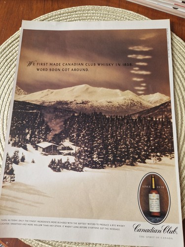 Canadian club rye whisky - canadian,