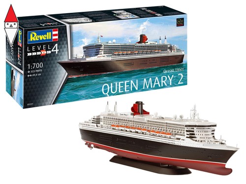 Revell 700 ocean liner - 1/700, queen