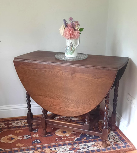 Vintage antique solid oak - solid,