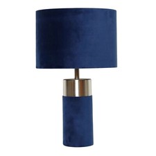 Modern Navy Blue Velvet 42cm