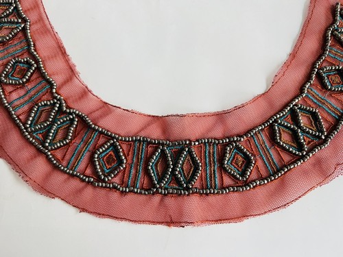 Embroidered beaded dress - beaded,