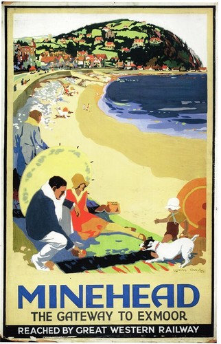Vintage gwr minehead - minehead, somerset