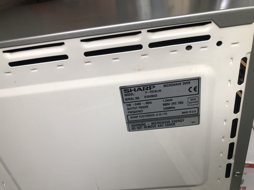 Sharp microwave 800w 252slm - microwave, r-252slm
