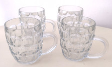 4 VINTAGE "DIMPLED" HALF PINT