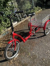 A Brand New Red Foldable Trike