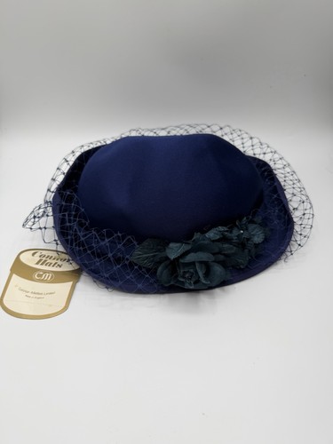 Connor hats blue pillbox - hats, hat