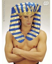 Widmann 3408F Egyptian Pharaoh Headdress Striped Nemes Headpiece Accessory