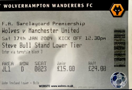 Wolves manchester - wolves, v