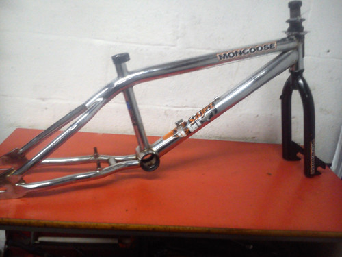 Mongoose chrome bmx frame - mongoose,