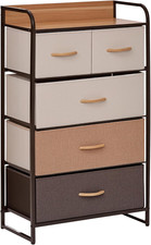HOMCOM 5-Drawer Dresser Tower