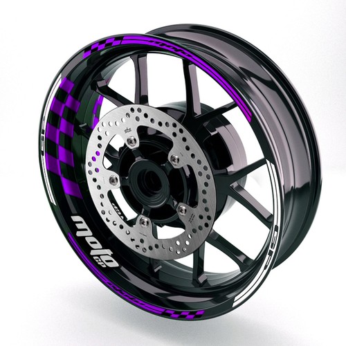 Glossy wheel rim stickers - glossy,