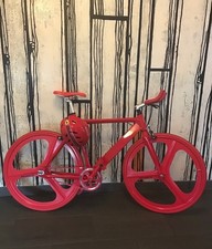 bike - all red custom bike