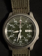 Seiko 5 Sports Flieger 39mm Watch Green Dial, Automatic, Green Strap,  £220!