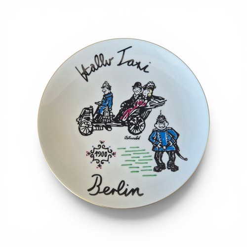 Kpm berlin porcelain plate - berlin,