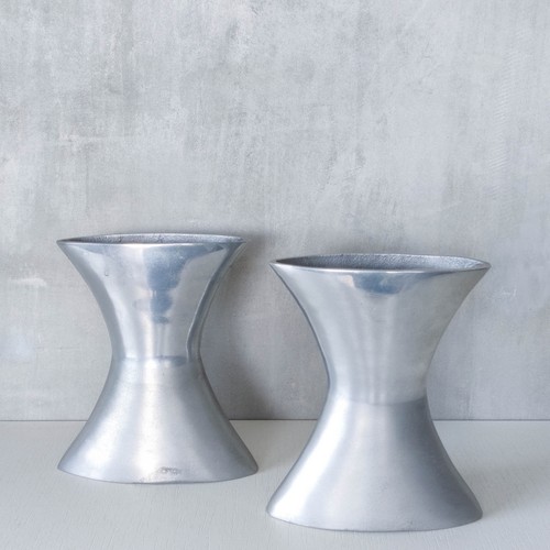 Pair vintage sculptural - a, of