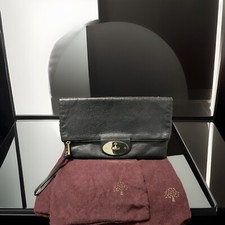 Mulberry Post Mans Lock Clutch With Dustbag Genuine