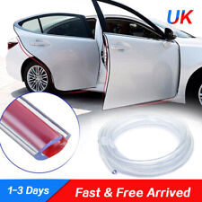 Universal 5M Car Door Edge SealGuard Protector Strip Rubber  U Shape Trim Clear