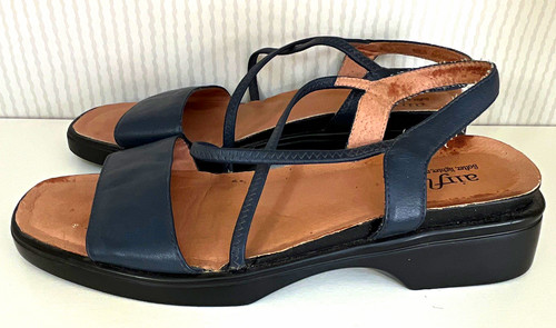 Airflex womens navy leather - airflex,