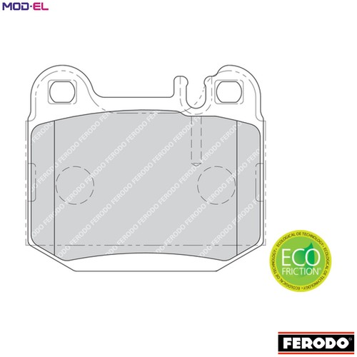 Brake pad set disc - brake,