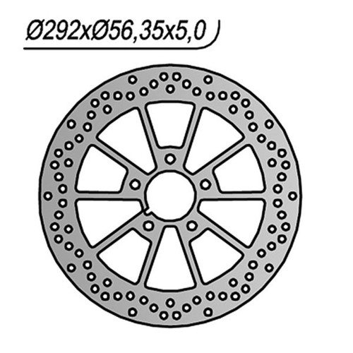 Rear brake disc harley - disc,