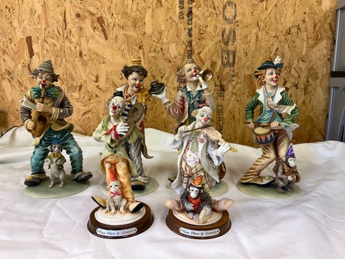 Leonardo clown figurines - leonardo,