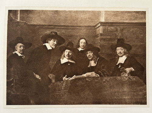 Antique print rembrandt - antique, rembrandt’s