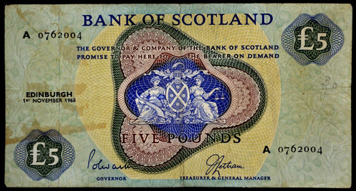 Bank scotland 1968 - bank, scotland,