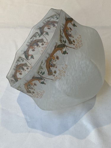 Vintage mottled glass lamp - vintage,