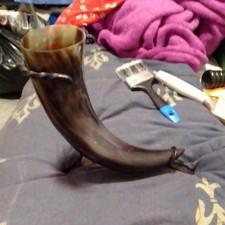 Large Viking Drinking Horn &