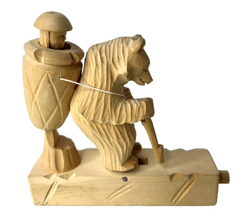 Russian hand carved - hand, wood