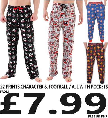 Mens character pyjama bottoms - character,