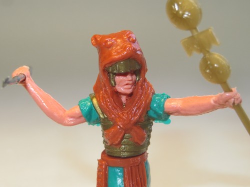 Romans with bear skin - bear,