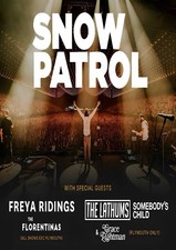 Snow Patrol UK Tour 2025 A3 A4