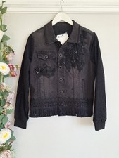 BNWT DESIGUAL BLACK FRINGED
