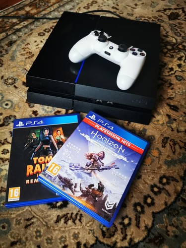 Ps4 500gb black white - ps4, +