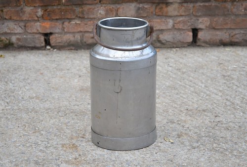 Vintage old stainless steel