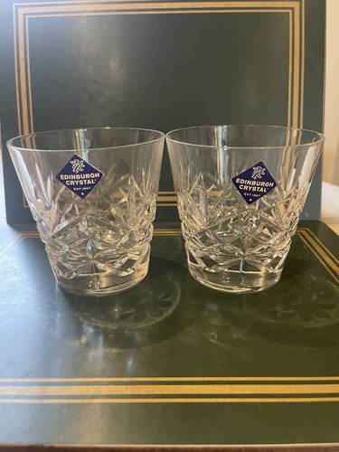 Edinburgh crystal pair - crystal,