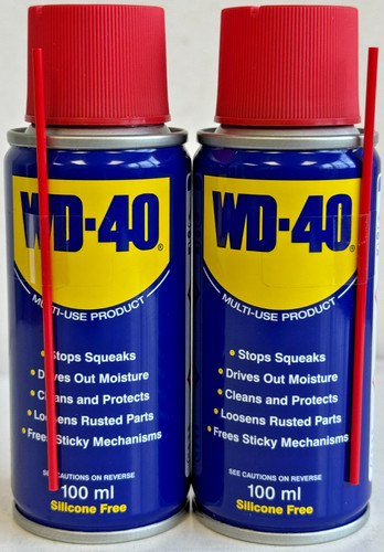 Drives out - wd-40,