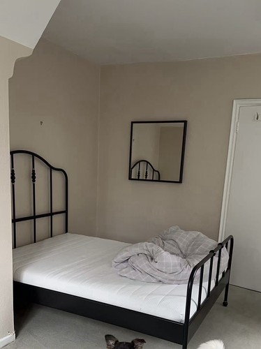 Ikea double bed frame and - ikea,