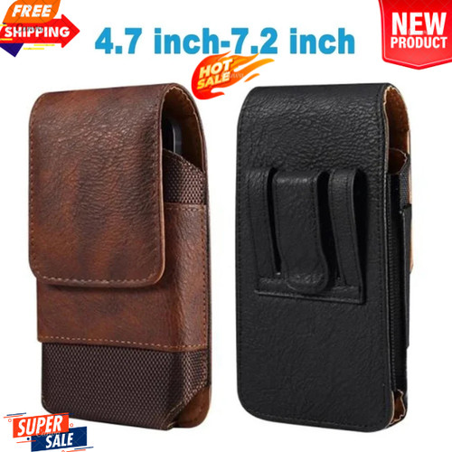 Leather phone holster waist - holster,