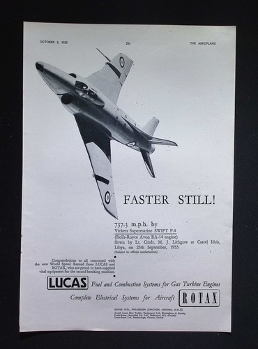 Original 1953 advert vickers - 1953,