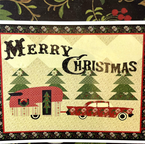 Pattern merry trails wall - pattern,