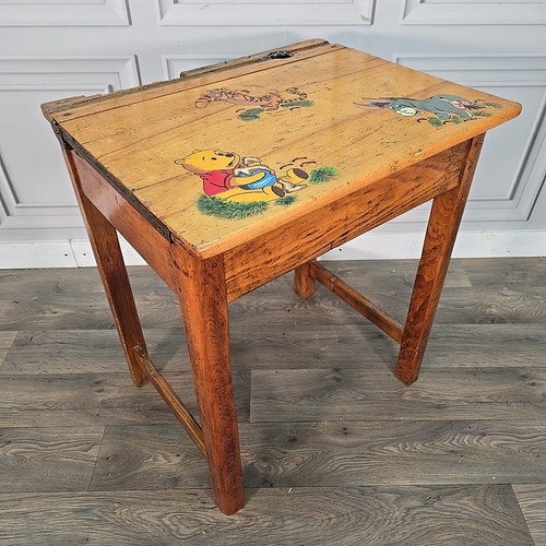 Vintage child school desk - vintage,