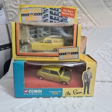 Corgi classics 04419 mr Beans Mini 1:36 & only fools horse reliant supervan