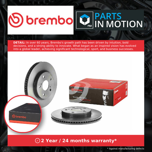 Brake discs pair vented - 2x,